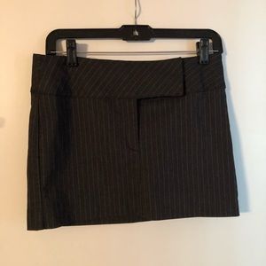 Mini Pinstriped Skirt